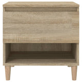 NNEVL Bedside Table Sonoma Oak 50x46x50 cm Engineered Wood