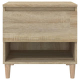 NNEVL Bedside Tables 2 pcs Sonoma Oak 50x46x50 cm Engineered Wood