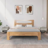 NNEVL Bedside Tables 2 pcs Concrete Grey 50x46x50 cm Engineered Wood