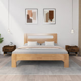 NNEVL Bedside Tables 2 pcs Smoked Oak 50x46x50 cm Engineered Wood