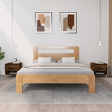 NNEVL Bedside Tables 2 pcs Smoked Oak 50x46x50 cm Engineered Wood