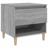 NNEVL Bedside Table Grey Sonoma 50x46x50 cm Engineered Wood
