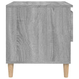 NNEVL Bedside Table Grey Sonoma 50x46x50 cm Engineered Wood