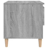 NNEVL Bedside Tables 2 pcs Grey Sonoma 50x46x50 cm Engineered Wood