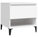 NNEVL Side Tables 2 pcs White 50x46x50 cm Engineered Wood