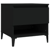 NNEVL Side Tables 2 pcs Black 50x46x50 cm Engineered Wood