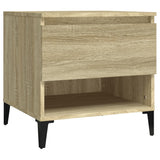 NNEVL Side Table Sonoma Oak 50x46x50 cm Engineered Wood