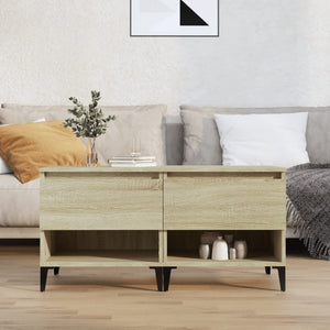 NNEVL Side Tables 2 pcs Sonoma Oak 50x46x50 cm Engineered Wood