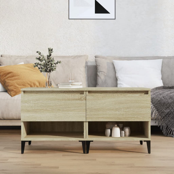 NNEVL Side Tables 2 pcs Sonoma Oak 50x46x50 cm Engineered Wood