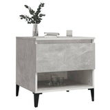 NNEVL Side Table Concrete Grey 50x46x50 cm Engineered Wood
