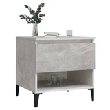 NNEVL Side Tables 2 pcs Concrete Grey 50x46x50 cm Engineered Wood