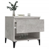 NNEVL Side Tables 2 pcs Concrete Grey 50x46x50 cm Engineered Wood