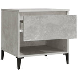NNEVL Side Tables 2 pcs Concrete Grey 50x46x50 cm Engineered Wood