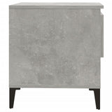 NNEVL Side Tables 2 pcs Concrete Grey 50x46x50 cm Engineered Wood