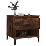 NNEVL Side Tables 2 pcs Smoked Oak 50x46x50 cm Engineered Wood