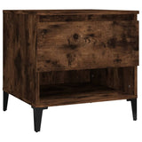 NNEVL Side Tables 2 pcs Smoked Oak 50x46x50 cm Engineered Wood