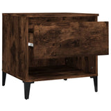 NNEVL Side Tables 2 pcs Smoked Oak 50x46x50 cm Engineered Wood
