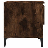 NNEVL Side Tables 2 pcs Smoked Oak 50x46x50 cm Engineered Wood