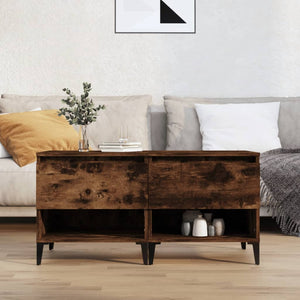 NNEVL Side Tables 2 pcs Smoked Oak 50x46x50 cm Engineered Wood