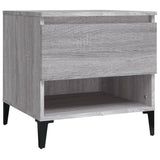 NNEVL Side Table Grey Sonoma 50x46x50 cm Engineered Wood