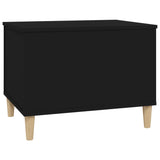 NNEVL Coffee Table Black 60x44.5x45 cm Engineered Wood