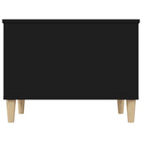 NNEVL Coffee Table Black 60x44.5x45 cm Engineered Wood