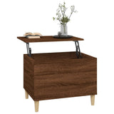 NNEVL Coffee Table Brown Oak 60x44.5x45 cm Engineered Wood