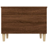 NNEVL Coffee Table Brown Oak 60x44.5x45 cm Engineered Wood