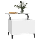 NNEVL Coffee Table White 60x44.5x45 cm Engineered Wood