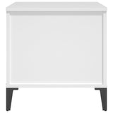 NNEVL Coffee Table White 60x44.5x45 cm Engineered Wood