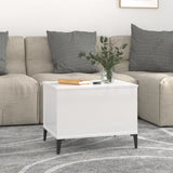 NNEVL Coffee Table High Gloss White 60x44.5x45 cm Engineered Wood
