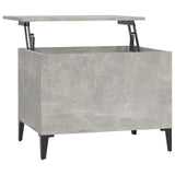NNEVL Coffee Table Concrete Grey 60x44.5x45 cm Engineered Wood