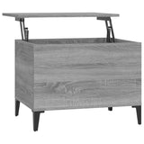 NNEVL Coffee Table Grey Sonoma 60x44.5x45 cm Engineered Wood