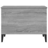 NNEVL Coffee Table Grey Sonoma 60x44.5x45 cm Engineered Wood