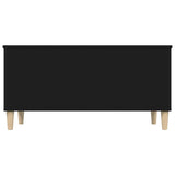 NNEVL Coffee Table Black 90x44.5x45 cm Engineered Wood