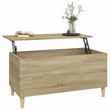 NNEVL Coffee Table Sonoma Oak 90x44.5x45 cm Engineered Wood