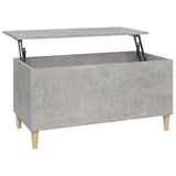 NNEVL Coffee Table Concrete Grey 90x44.5x45 cm Engineered Wood