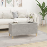 NNEVL Coffee Table Concrete Grey 90x44.5x45 cm Engineered Wood