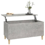 NNEVL Coffee Table Concrete Grey 90x44.5x45 cm Engineered Wood