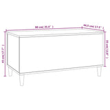 NNEVL Coffee Table Concrete Grey 90x44.5x45 cm Engineered Wood