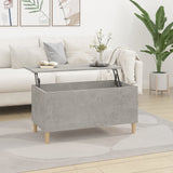 NNEVL Coffee Table Concrete Grey 90x44.5x45 cm Engineered Wood
