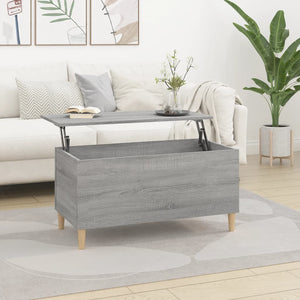 NNEVL Coffee Table Grey Sonoma 90x44.5x45 cm Engineered Wood