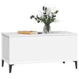NNEVL Coffee Table White 90x44.5x45 cm Engineered Wood