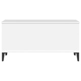 NNEVL Coffee Table White 90x44.5x45 cm Engineered Wood