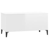 NNEVL Coffee Table High Gloss White 90x44.5x45 cm Engineered Wood