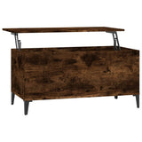 NNEVL Coffee Table Smoked Oak 90x44.5x45 cm Engineered Wood