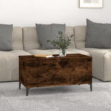 NNEVL Coffee Table Smoked Oak 90x44.5x45 cm Engineered Wood