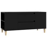 NNEVL TV Cabinet Black 102x44.5x50 cm Engineered Wood