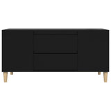NNEVL TV Cabinet Black 102x44.5x50 cm Engineered Wood
