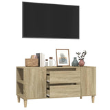 NNEVL TV Cabinet Sonoma Oak 102x44.5x50 cm Engineered Wood